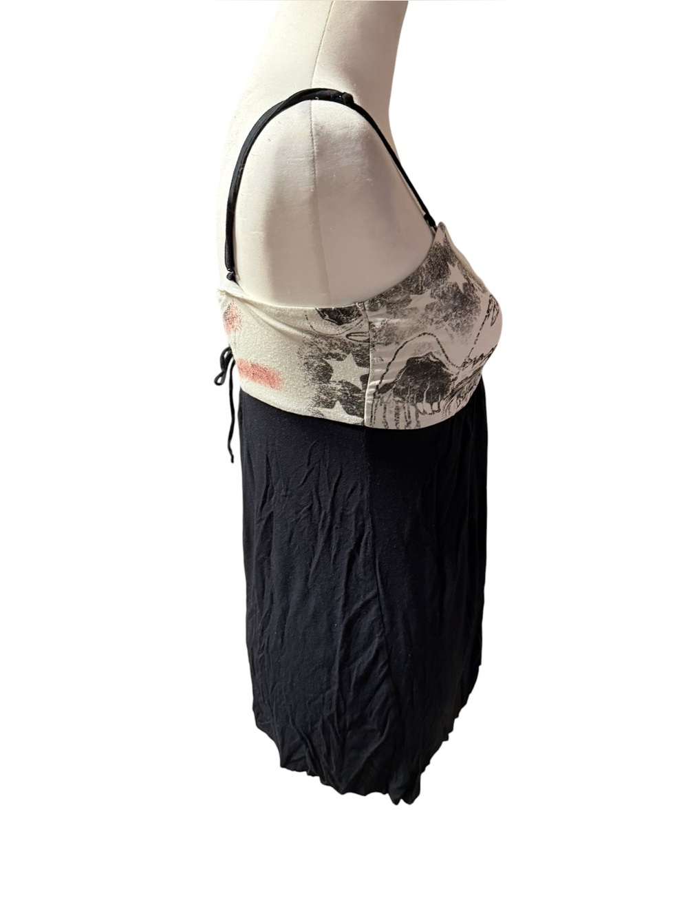 Harley Davidson Patriotic removable strap tank tube top sweetheart flowy Small - Picture 7 of 10